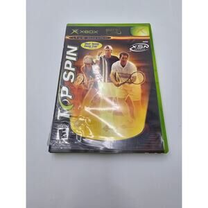 Top Spin Tennis (Original Xbox) CIB COMPLETE & TESTED